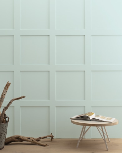 Painted wall with White Rain 708