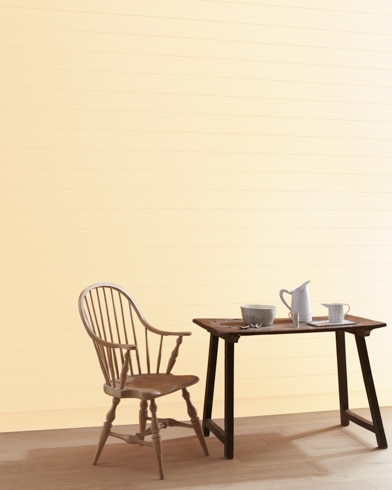Painted wall with Citrus Mist 141