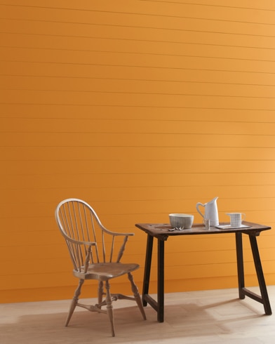 Painted wall with Pumpkin Blush 2156-20