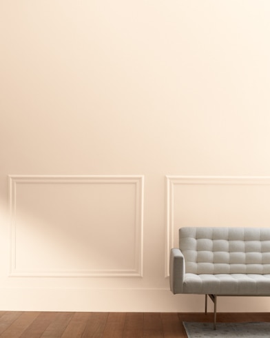 Painted wall with Evening White OC-81